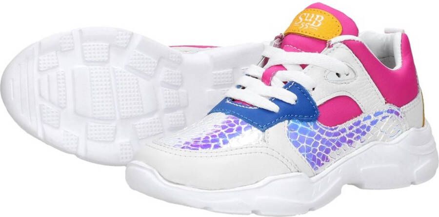 Sub55 Meisjes sneakers Laag fuchsia