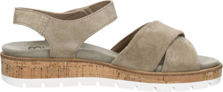 Sub55 Mia 01 Sandalen Plat beige - Foto 1