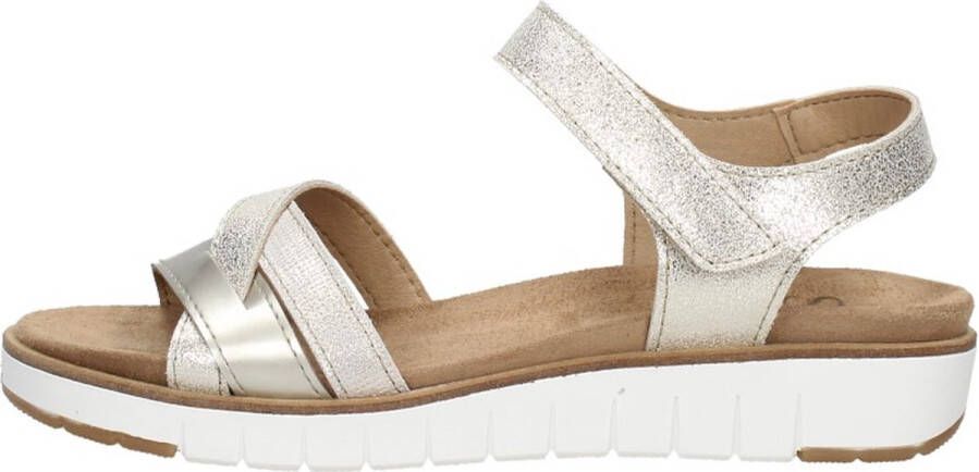 Sub55 Comfort Collection Romi 22 Sandalen Plat goudkleur