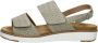 Sub55 Romi 28 Sandalen Plat groen - Thumbnail 1