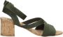 Sub55 Sandalen Hak Sandalen Hak khaki - Thumbnail 2