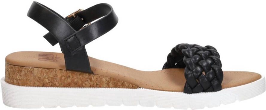 Sub55 Sandalen Hak Sandalen Hak Zwart