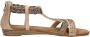 Sub55 Sandalen Plat Sandalen Plat Beige - Thumbnail 1