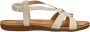 Sub55 Sandalen Plat Sandalen Plat Gebroken wit - Thumbnail 1