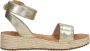 Sub55 Sandalen Plat Sandalen Plat Goudkleur - Thumbnail 1