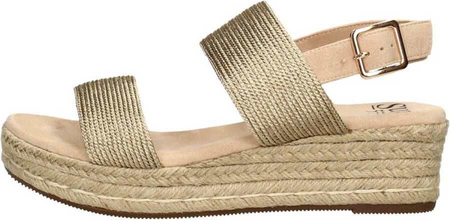 Sub55 Sandalen Touwzool Sandalen Touwzool goudkleur