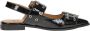 Sub55 Slingbacks Zwart lak - Thumbnail 1