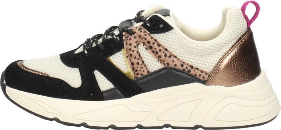 zwarte dames sneakers laag