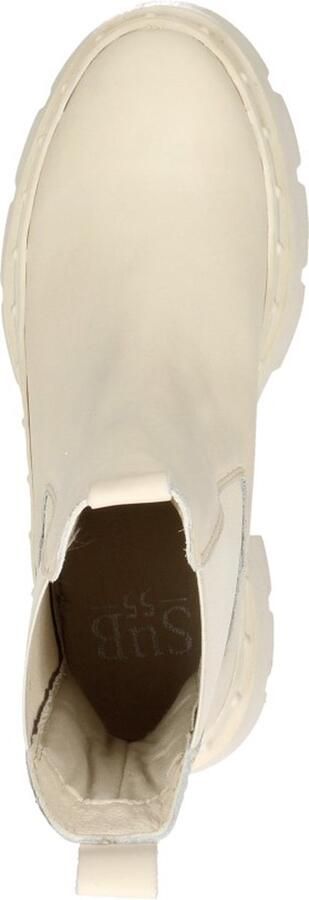 Sub55 Chelsea boots Enkellaarsjes Plat gebroken wit - Foto 20