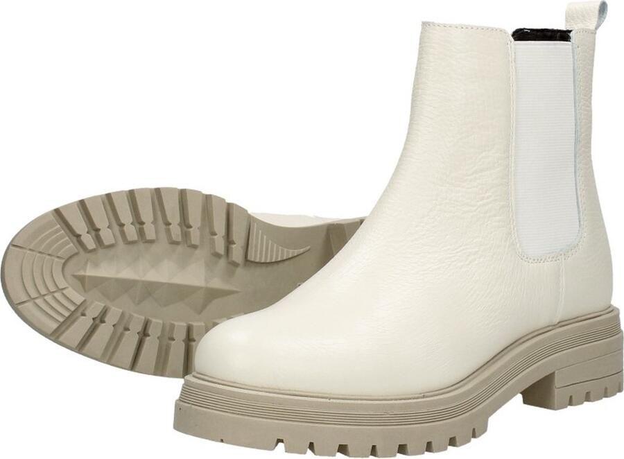 Sub55 Chelsea boots Enkellaarsjes Plat gebroken wit - Foto 10