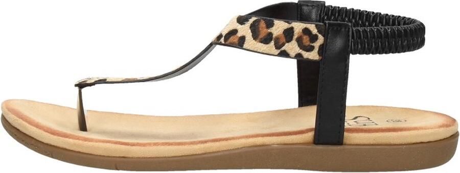 Sub55 Comfortabel Sandalen Plat zwart - Foto 18