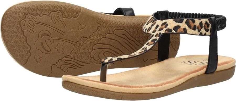 Sub55 Comfortabel Sandalen Plat zwart - Foto 10