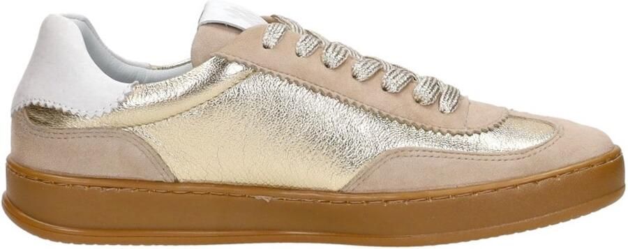 Sub55 Cunda Sneakers Laag goudkleur