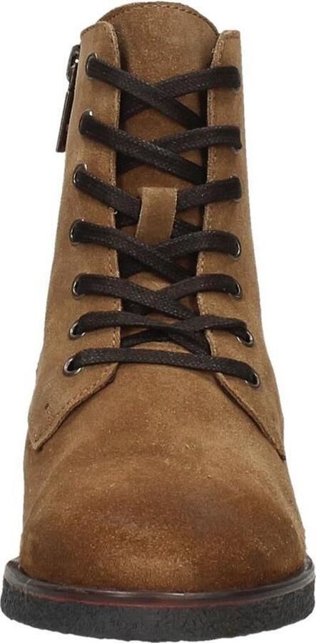 Sub55 Dames veterschoenen Hoog cognac - Foto 4