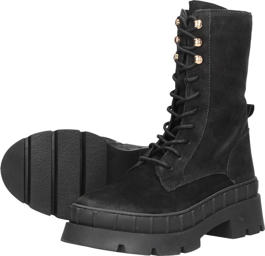 Sub55 Dames veterschoenen Hoog zwart - Foto 3