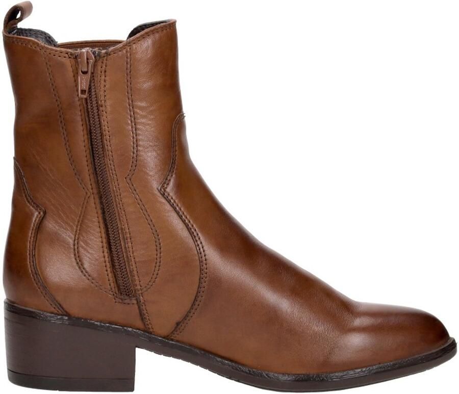 Sub55 Diletta H Enkellaarsjes Hak Cognac