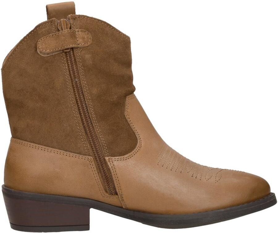 Sub55 Enkellaarsjes Cognac