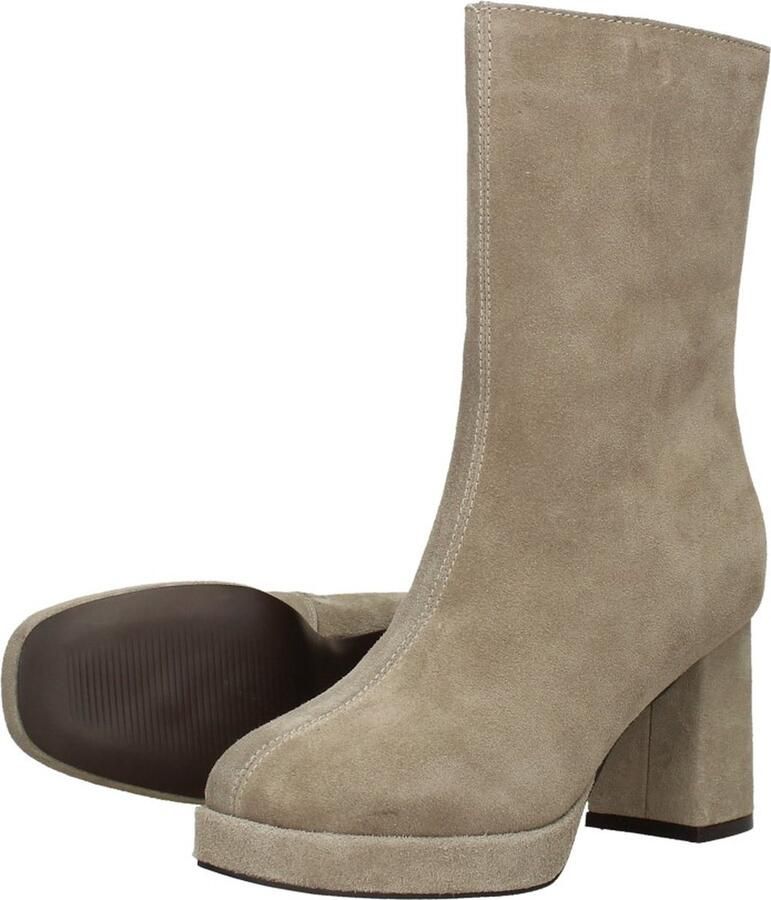 Sub55 Enkellaarsjes Hak Enkellaarsjes Hak beige - Foto 2