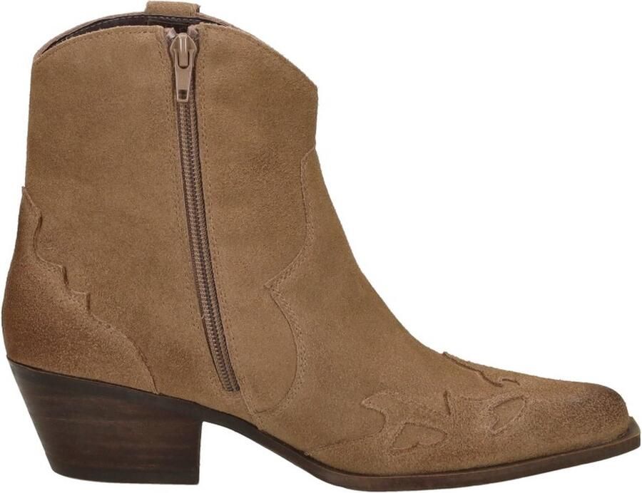 Sub55 Enkellaarsjes Hak Enkellaarsjes Hak beige - Foto 4