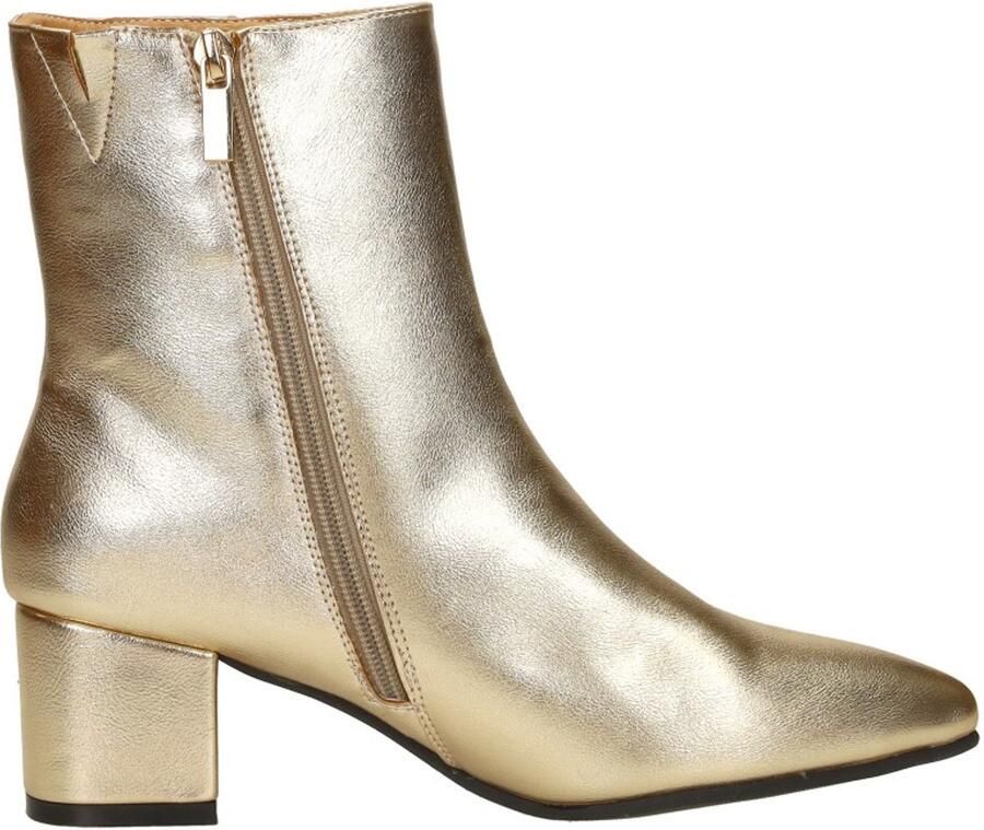 Sub55 Enkellaarsjes Hak Enkellaarsjes Hak goudkleur