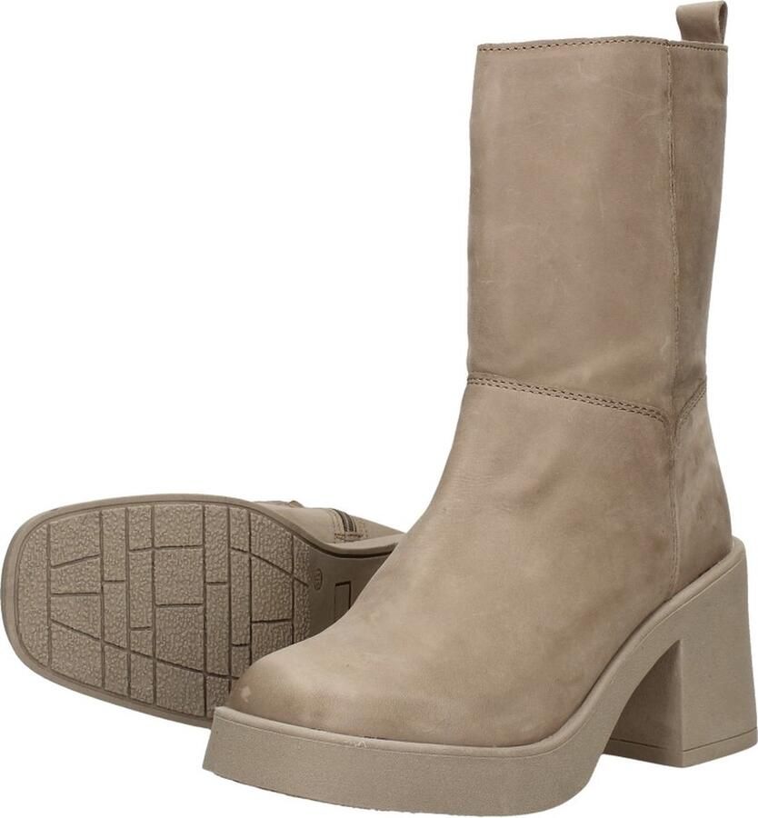 Sub55 Enkellaarsjes Hak Enkellaarsjes Hak Taupe - Foto 2