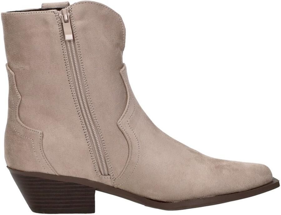 Sub55 Enkellaarsjes Hak Enkellaarsjes Hak Taupe - Foto 9