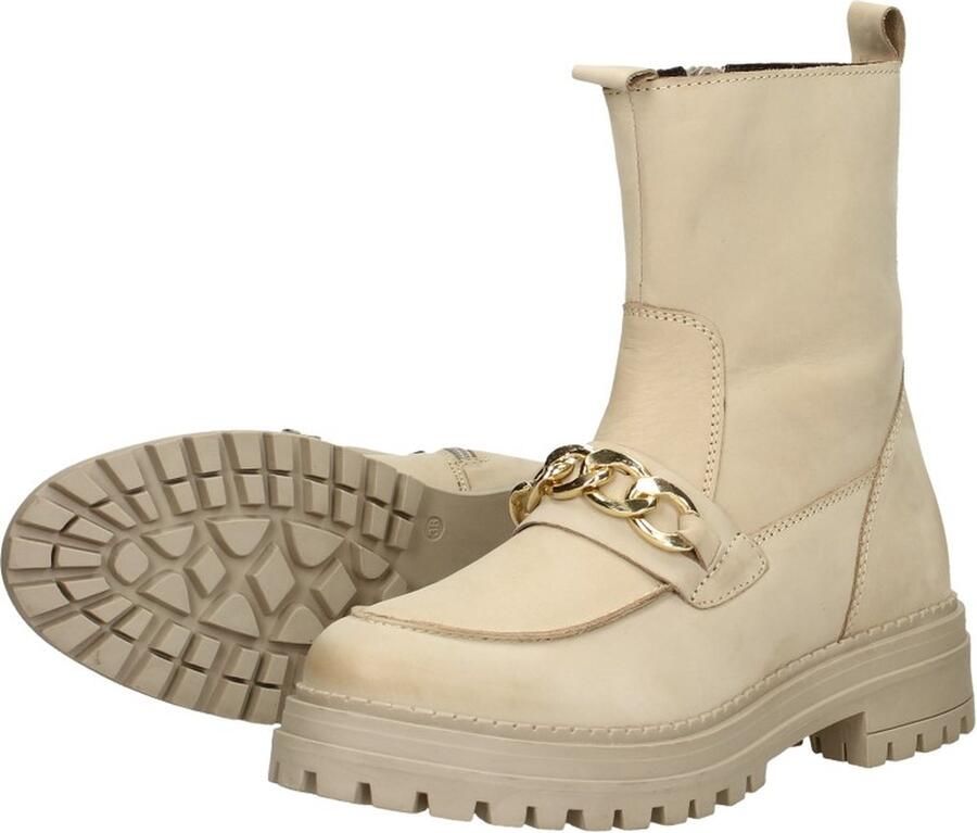 Sub55 Enkellaarsjes Plat Enkellaarsjes Plat Beige - Foto 4