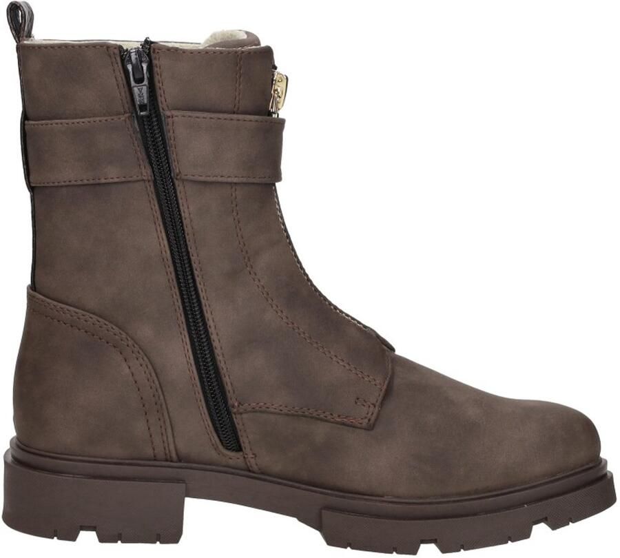 Sub55 Enkellaarsjes Plat Enkellaarsjes Plat Donkerbruin