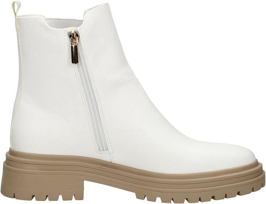 Sub55 Enkellaarsjes Plat Enkellaarsjes Plat Gebroken wit - Foto 3