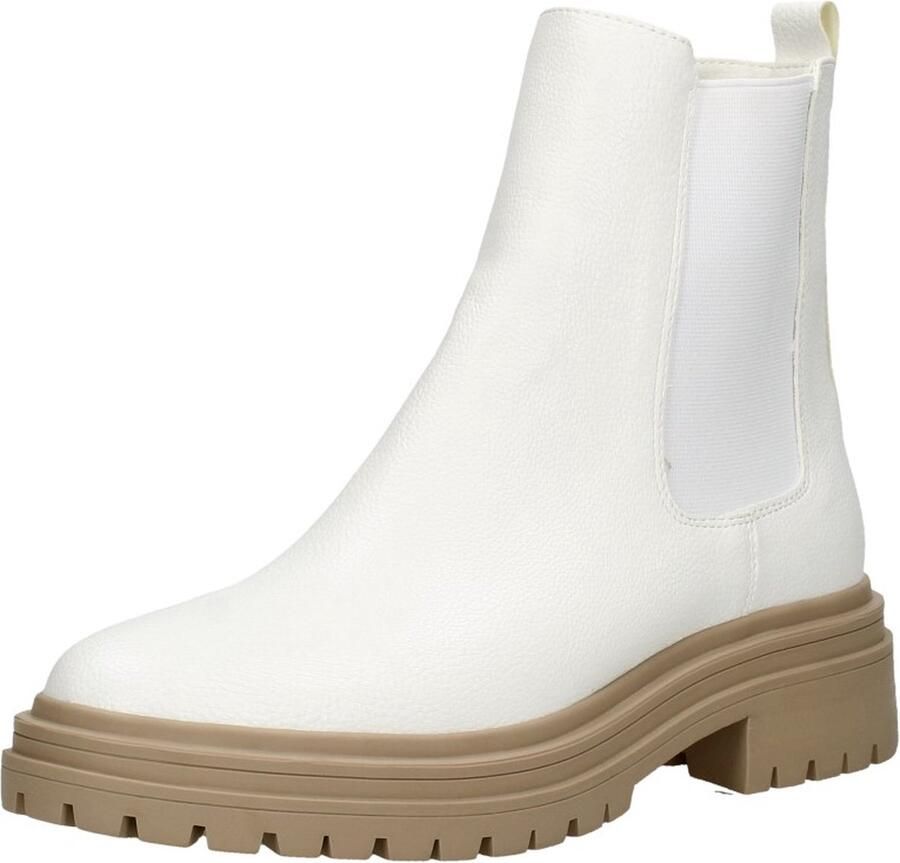 Sub55 Enkellaarsjes Plat Enkellaarsjes Plat Gebroken wit - Foto 4