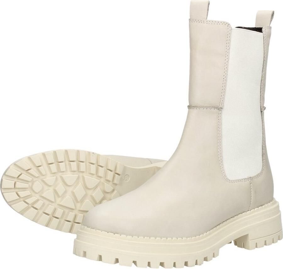 Sub55 Enkellaarsjes Plat Enkellaarsjes Plat Gebroken wit - Foto 5