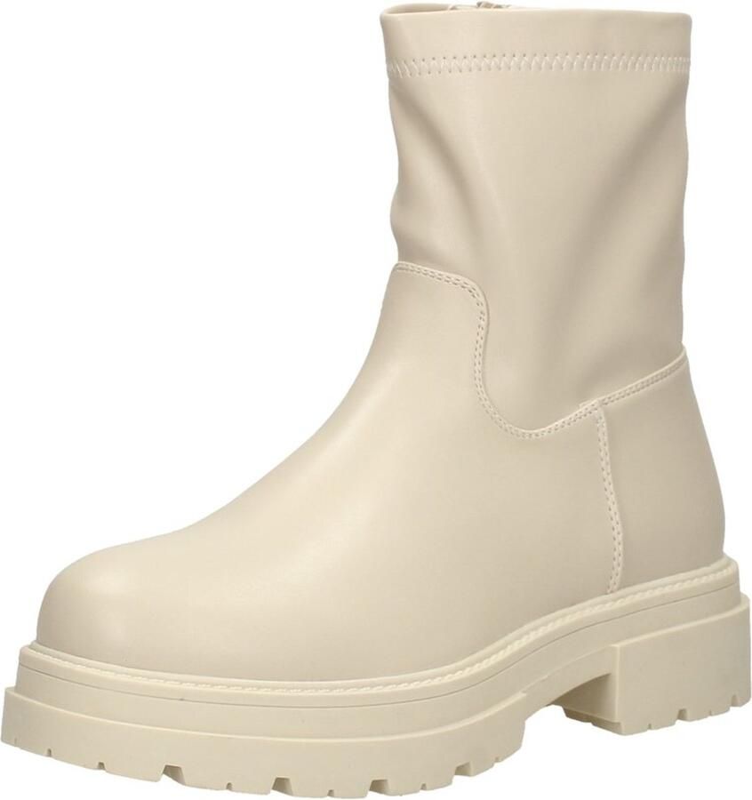 Sub55 Enkellaarsjes Plat Enkellaarsjes Plat Gebroken wit - Foto 6