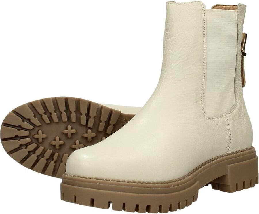 Sub55 Enkellaarsjes Plat Enkellaarsjes Plat Gebroken wit - Foto 11