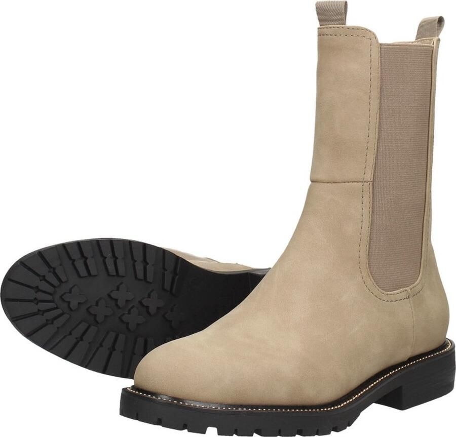 Sub55 Enkellaarsjes Plat Enkellaarsjes Plat taupe - Foto 5