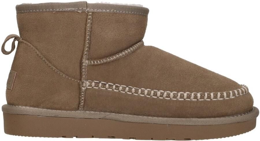 Sub55 Enkellaarsjes Plat Enkellaarsjes Plat taupe - Foto 2