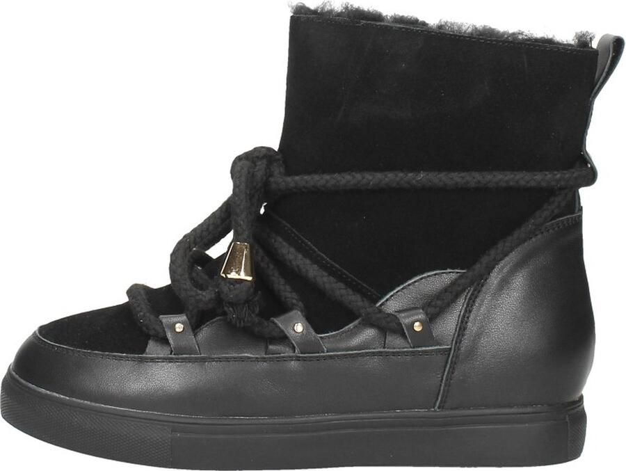 Sub55 Enkellaarsjes Plat Enkellaarsjes Plat Zwart - Foto 3