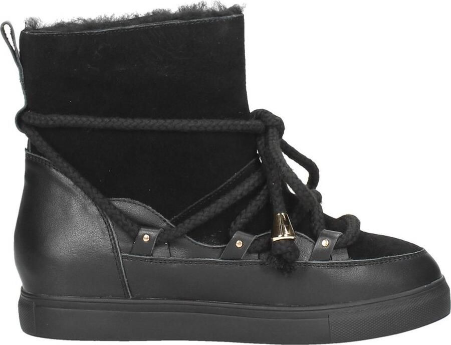 Sub55 Enkellaarsjes Plat Enkellaarsjes Plat Zwart - Foto 2