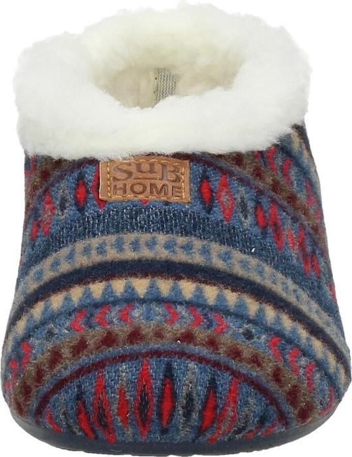 Sub55 Home Collection Pantoffels Dicht Pantoffels Dicht Blauw - Foto 5