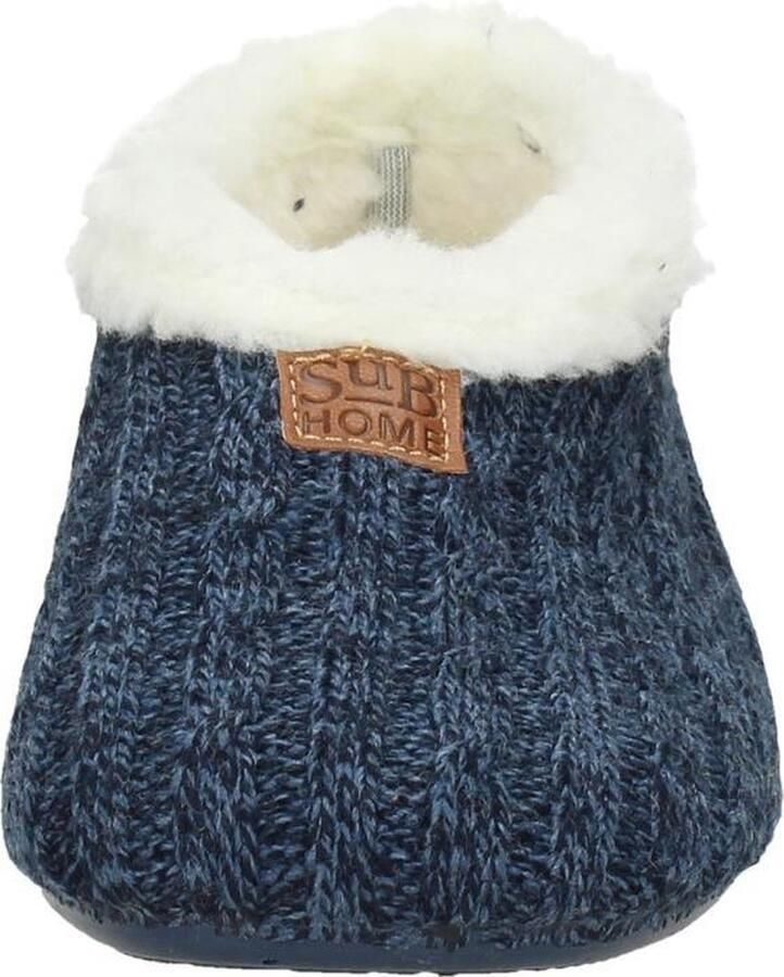 Sub55 Home Collection Pantoffels Dicht Pantoffels Dicht Blauw - Foto 4