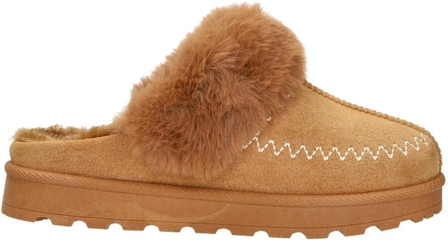 Sub55 Home Collection Pantoffels Open Pantoffels Open Cognac