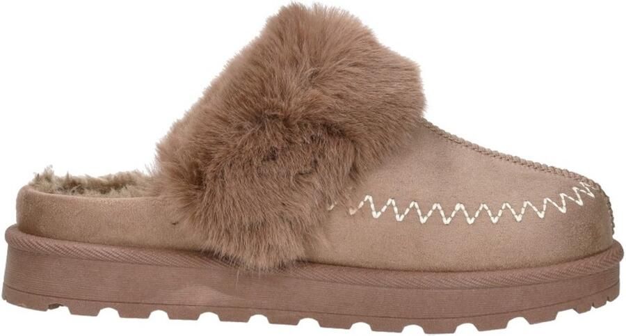 Sub55 Home Collection Pantoffels Open Pantoffels Open taupe