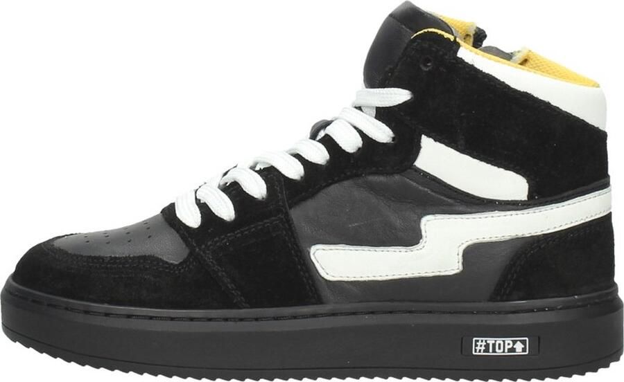 Sub55 Jongens veterschoenen Hoog Zwart - Foto 4