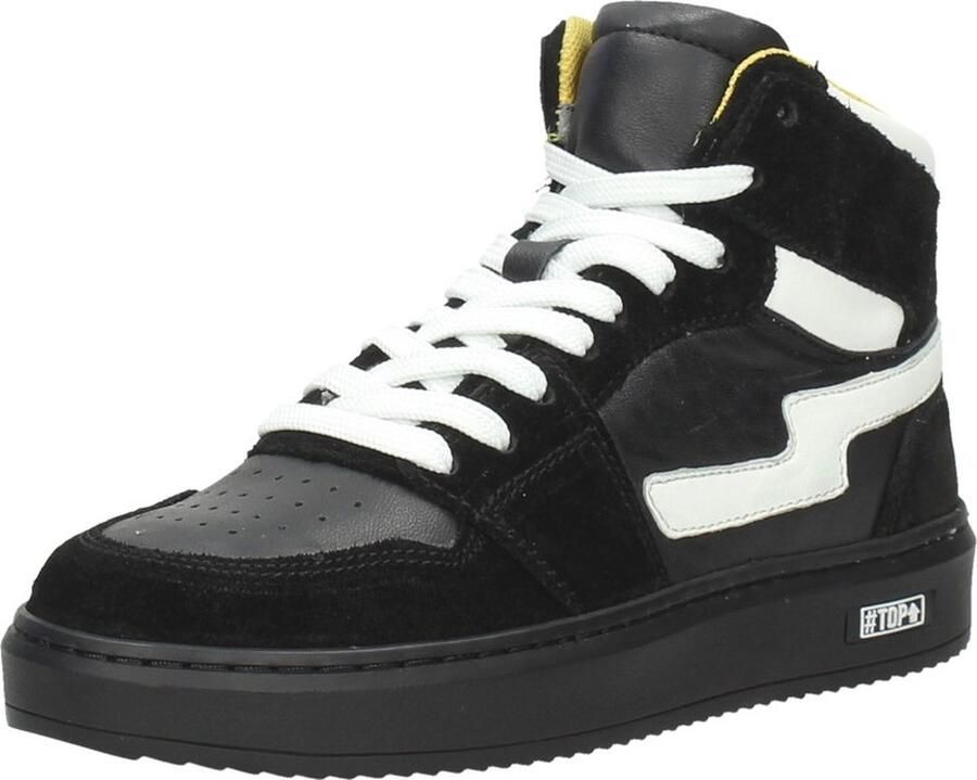 Sub55 Jongens veterschoenen Hoog Zwart - Foto 2