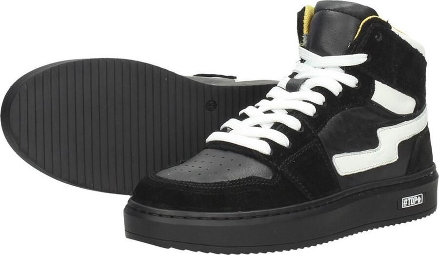 Sub55 Jongens veterschoenen Hoog Zwart - Foto 7