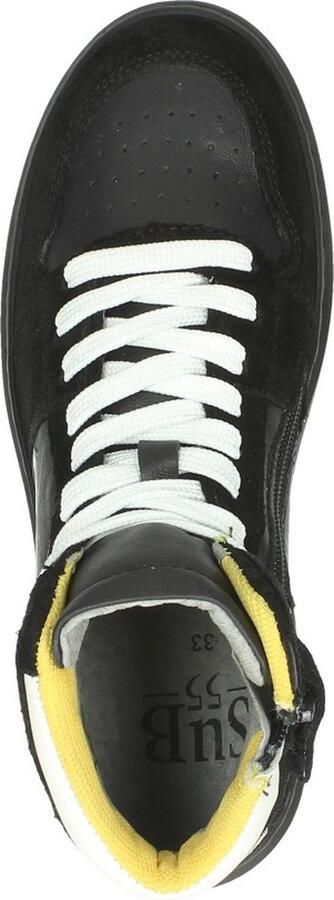 Sub55 Jongens veterschoenen Hoog Zwart - Foto 9