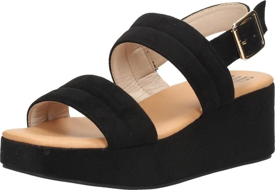 Sub55 Sandalen Hak Sandalen Hak zwart - Foto 2