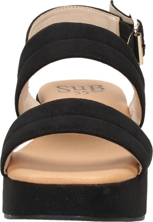 Sub55 Sandalen Hak Sandalen Hak zwart - Foto 3
