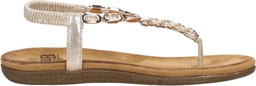 Sub55 Sandalen Plat Sandalen Plat Goudkleur - Foto 2