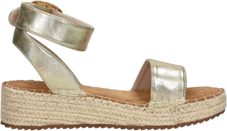 Sub55 Sandalen Plat Sandalen Plat goudkleur