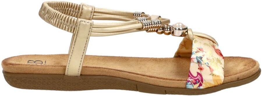 Sub55 Sandalen Plat Sandalen Plat Goudkleur - Foto 2